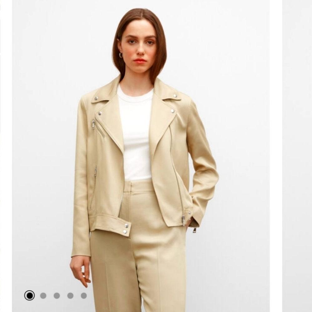 Club Monaco Relaxed Moto jacket S